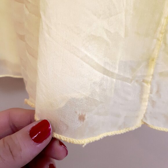 TODAY FASHION 100% Silk Ibiza Sun Dress with Adjustable Sraps in Pastel Yellow - Picture 12 of 12